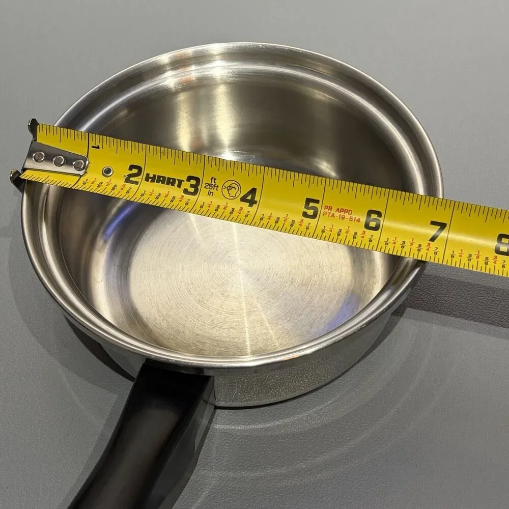 Vintage Colonial 1 Quart Sauce Pot Pan Stainless Steel Heavy Duty 3 Ply 18-8 USA